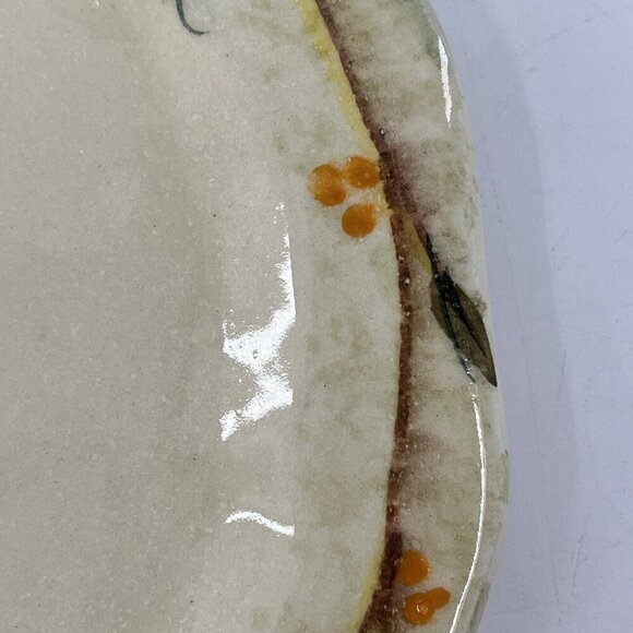 VIETRI ETRUSCA 8 1/2 SALAD BREAD CHARGER PLATE POTTERY ITALIAN - Picture 3 of 9